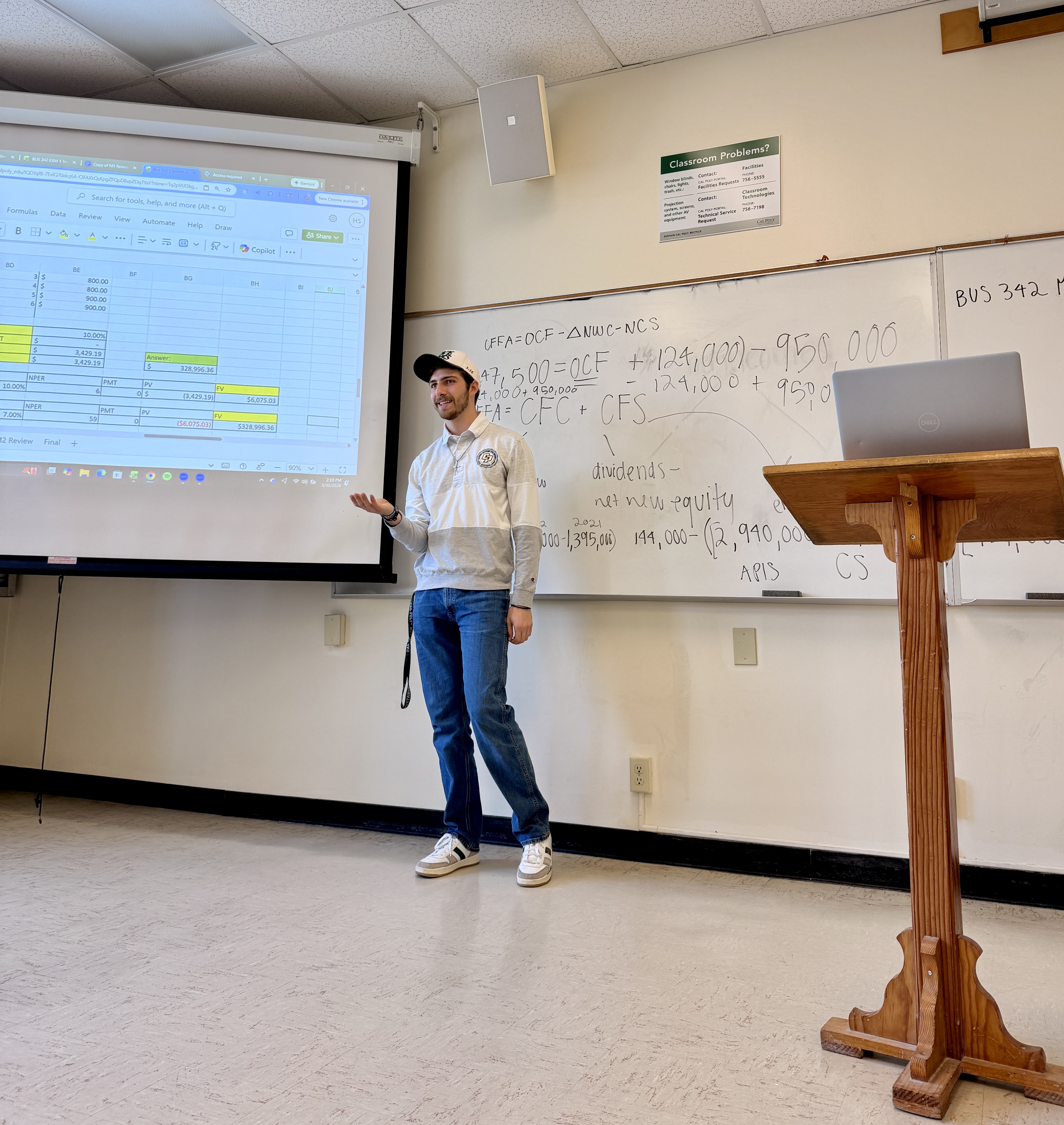 Hunter teaching BUS 342